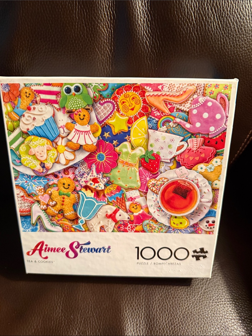 Aimee Stewart Tea & Cookies.  1000 pieces  with poster
